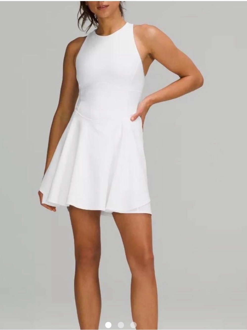 Lululemon White Court Crush Dress